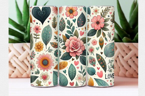 Download Flower Tumbler Wrap - Flower tumbler wrap Collection
