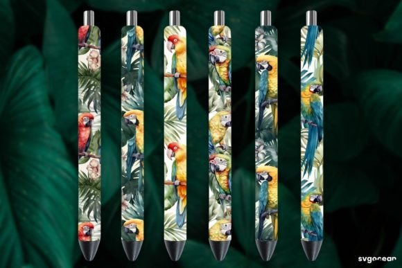 Download Watercolor Summer Pen Wraps Bundle - Summer pen wraps Collection