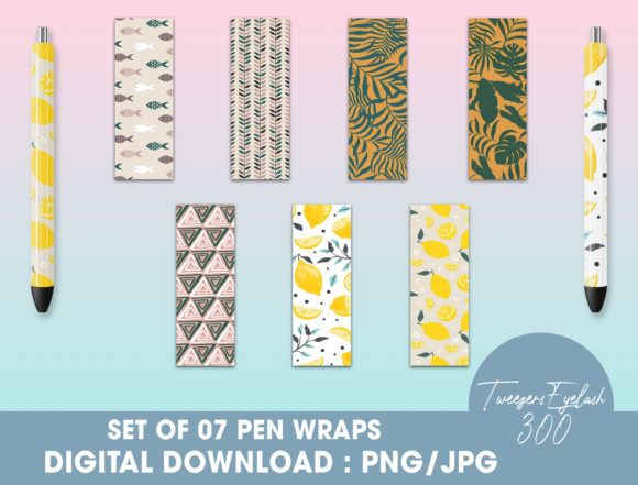 Download Boho Summer Pen Wraps Set - Summer pen wraps Collection