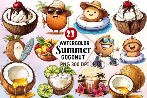 Download Summer Coconut Sublimation - Premium Resources