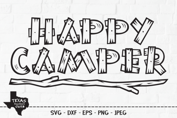 Download Happy Camper - Camping Shirt Design - Premium Bundle
