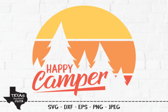 Download Happy Camper - Camping Shirt Design - Camping shirt design Collection